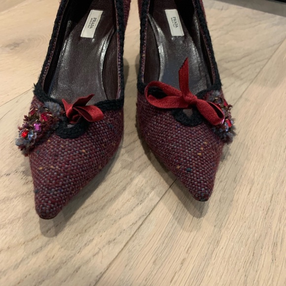 Prada tweed heels - Picture 2 of 7